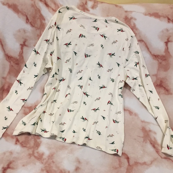 Winter Cardinals Longsleeve Crewneck Tee Size XXL, NWT %100 Cotton - Picture 8 of 12